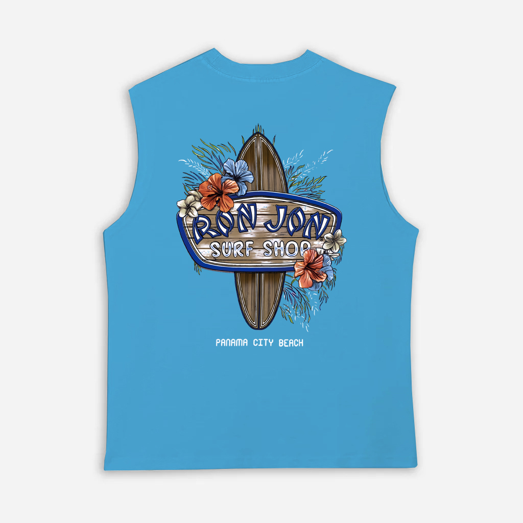 Men's Vintage Surf Floral Tank Top / TECHWEAR CLUB / Techwear