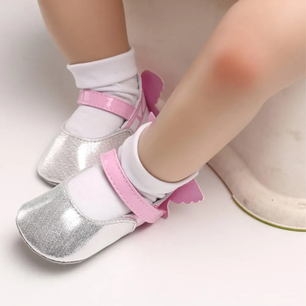 2020 Brand New Newborn Infant Kid Baby Girl Butterfly Shoes Cute Princess Shoes With Wings Fashion First Walkers 0-18M