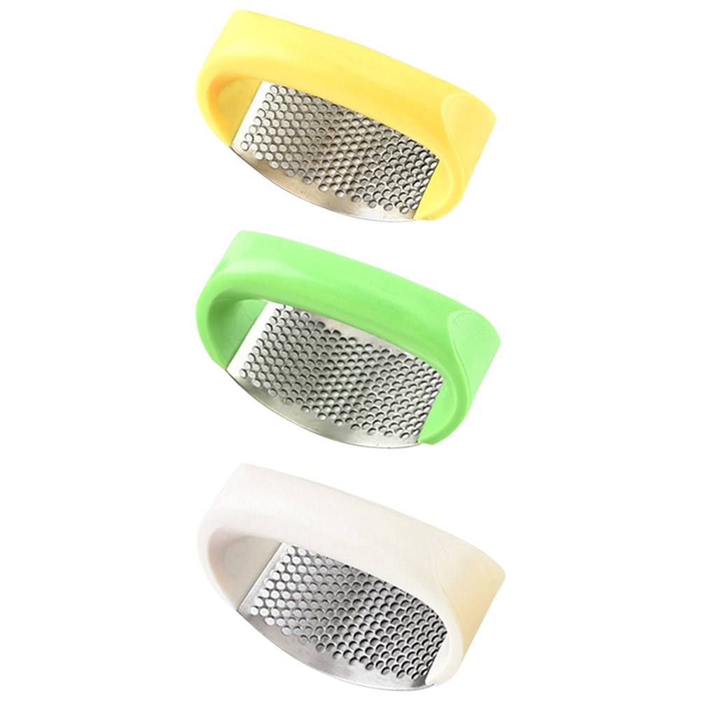 

Garlic Crusher Stainless Steel Garlic Presser Manual Ginger Grater Chopper, Green, 501 Original