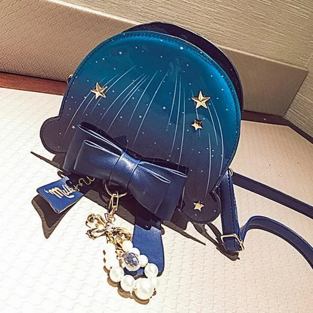 Navy/Blue Pastel Ocean Jellyfish Bag SP1710479