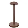 Headphone Stand with Solid Wooden Base Desktop Gaming Earphone Holder Anti-Slip for Organizing All Headphones Accessories