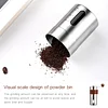 Portable Manual Coffee Grinder 304 Stainless Steel Adjustable Settings Hand-Cranked Conical Grinding Disc For Precision Brewing