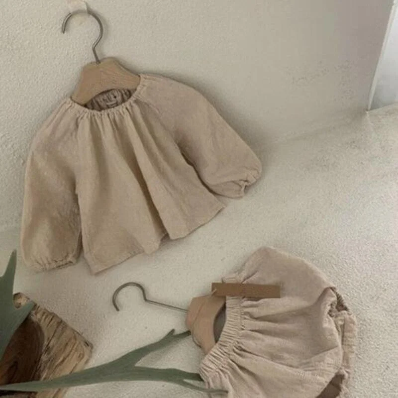 Kids Clothing Set Corduroy Coat and Shorts 2 pcs Girls Outfit 2021 Spring New Baby Girls Clothing Set