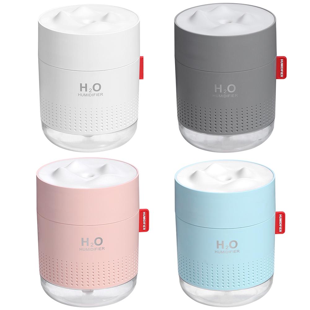 

500ml 7 Color LED Ultrasonic USB Humidifier Aroma Essential Oil Diffuser, White, 501 Original