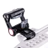 C7 Pitch Axis V-Shaped Adjustable Gimbal 1/43/8 Slide With Arri Positioning Camera Cage Monitor Bracket