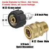 High Pressure Garden Irrigation Connector 1/4 Inch Quick Coupling for Water Pipe