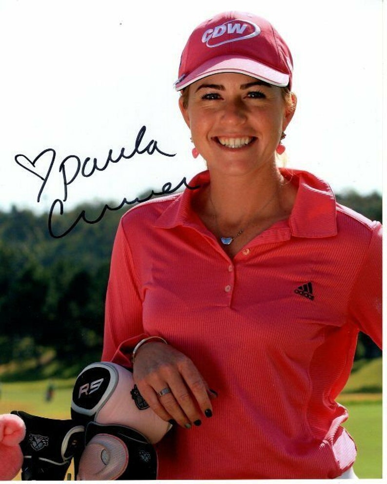 Paula creamer signed autographed lpga golf Photo Poster painting