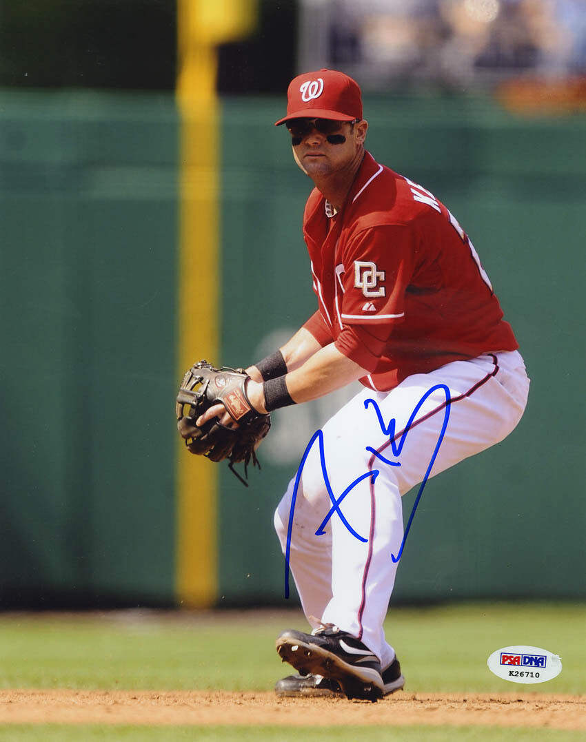 Adam Kennedy SIGNED 8x10 Photo Poster painting Washington Nationals PSA/DNA AUTOGRAPHED