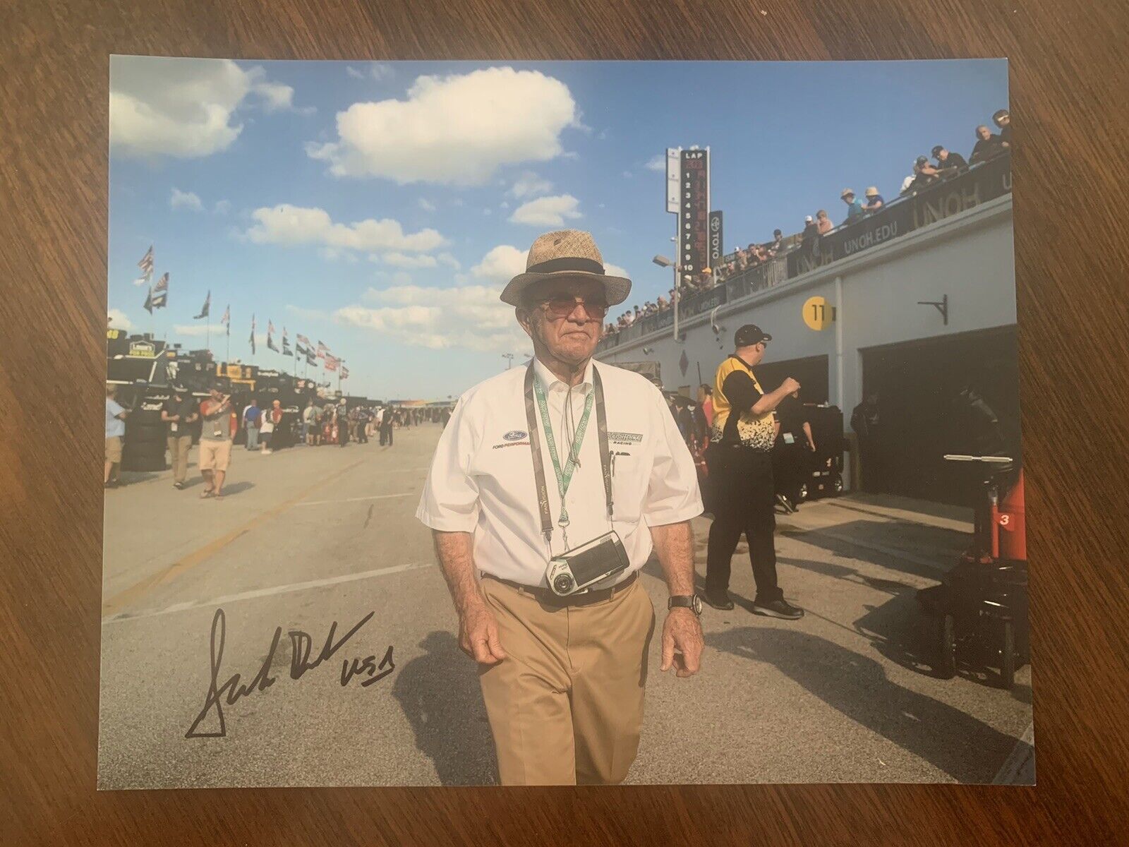 Jack Roush Signed 8x10 Photo Poster painting NASCAR Roush Racing Autograph