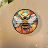>SALE<Bee Diamond Painting Art Pendant Animal Acrylic Diamond Drawing Hanging Ornament