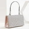 Women's Party Bag Polyester Crystals Plain Evening Clutch Bags
