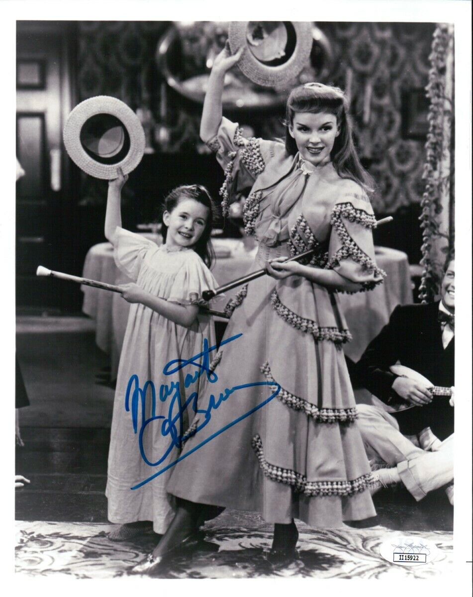 Margaret O'Brien Signed Autographed 8X10 Photo Poster painting Meet Me In St. Louis JSA II15922