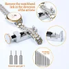 212pcs Watch Opener Repair Tool Kit Clock Knife Screwdriver Pin Hammer Set