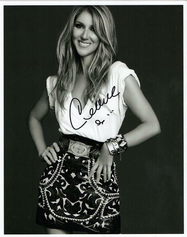 CELINE DION Signed Photo Poster paintinggraph - Pop Singer / Vocalist - preprint