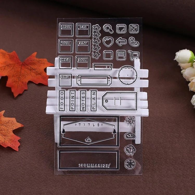 Scrapbook Series - DIY Stamp Transparent Clear Silicone Seals Scrapbooking Album Decor Craft Gift