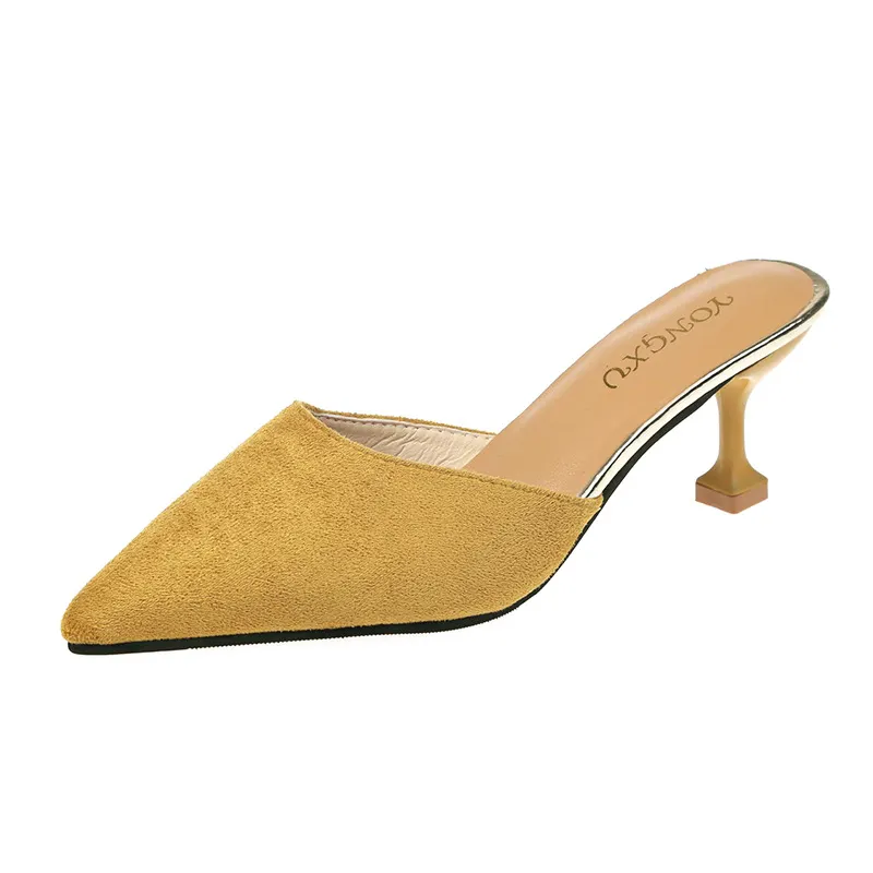Breakj Breakj Women's Sandals Women's Fine Heel 2025 New Summer Women's Shoes Fashion High Heel Cool Slippers Women Wear Heel