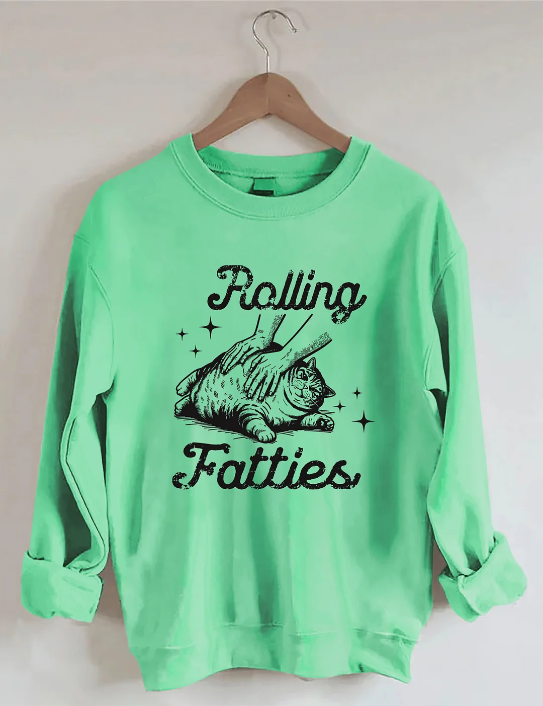 Rolling Fatties Cat Sweatshirt
