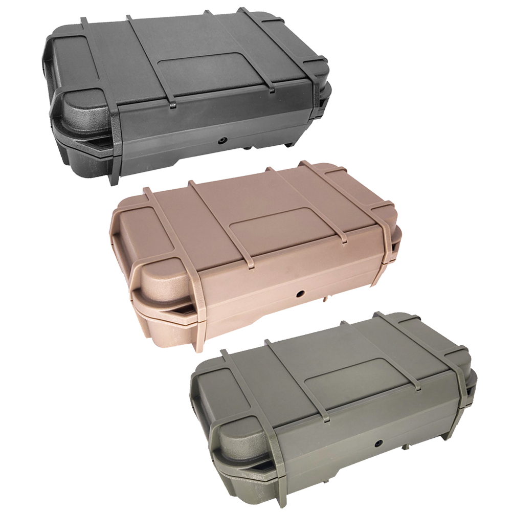 

Outdoor Shockproof Waterproof Box Case Storage Survival Sealed Container, Khaki, 501 Original