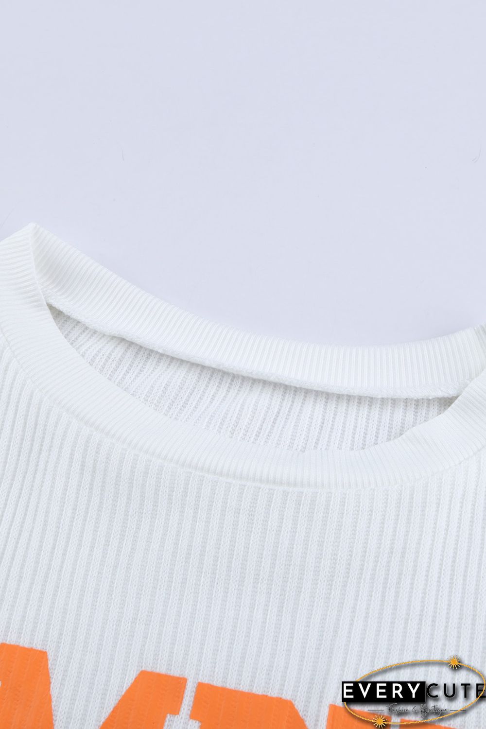 PUMPKIN SPICE Graphic Pullover Knit Top