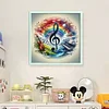 Colored Musical Notes-11CT Stamped Cross Stitch 40*40cm/15.75*15.75in
