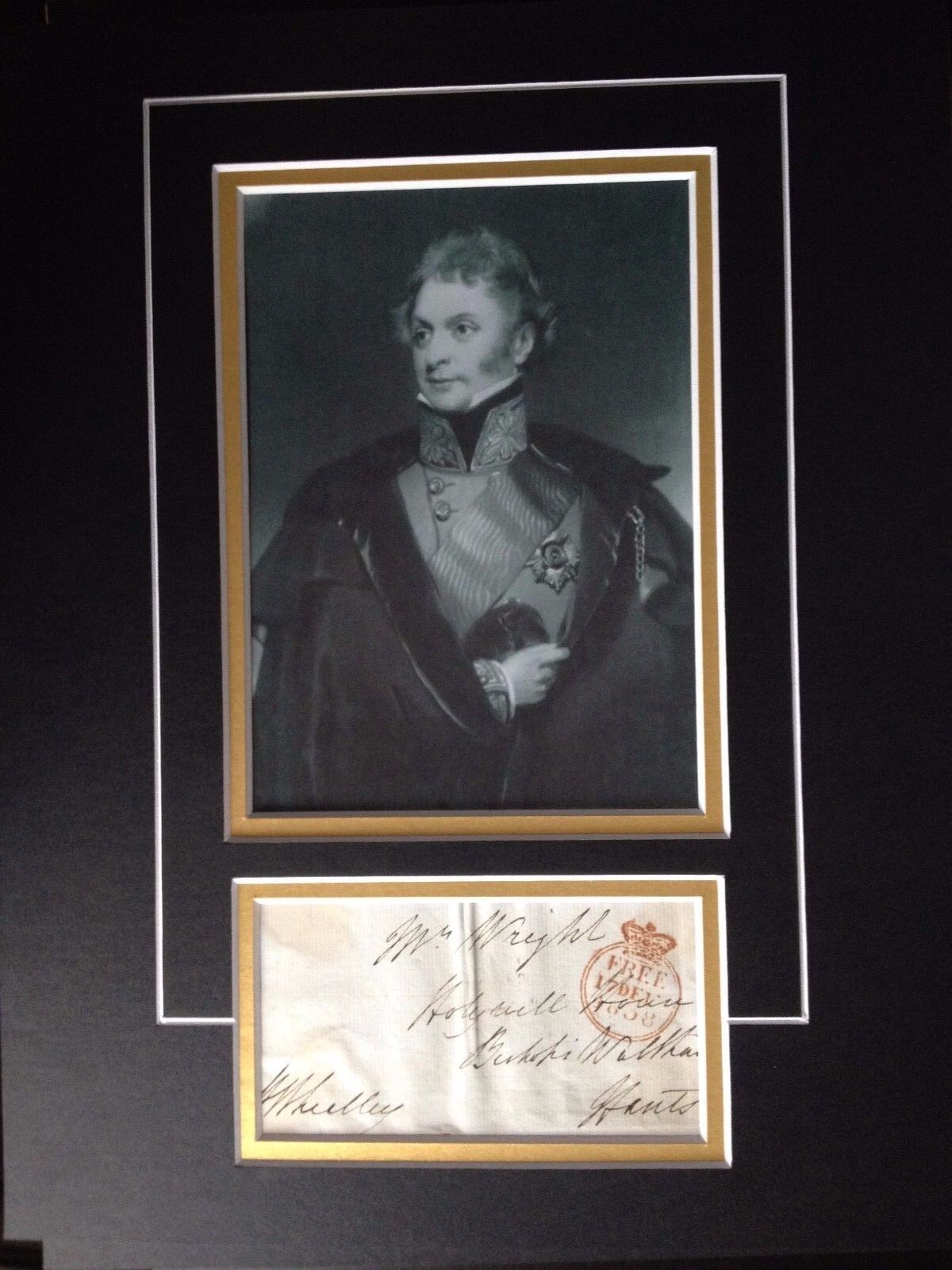 HENRY WHEATLEY - DISTINGUISHED SOLDIER & ROYAL AIDE - SIGNED Photo Poster painting DISPLAY