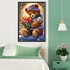(40*60cm)Roses and Bears - Full Round Drill Diamond Painting
