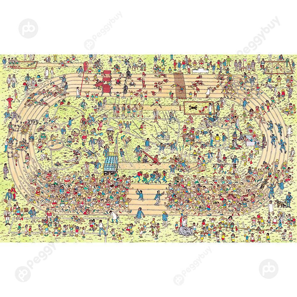 

1000pcs Sports Meeting Puzzle DIY Paper Jigsaw Toys Kids Adults Room Decor, 501 Original