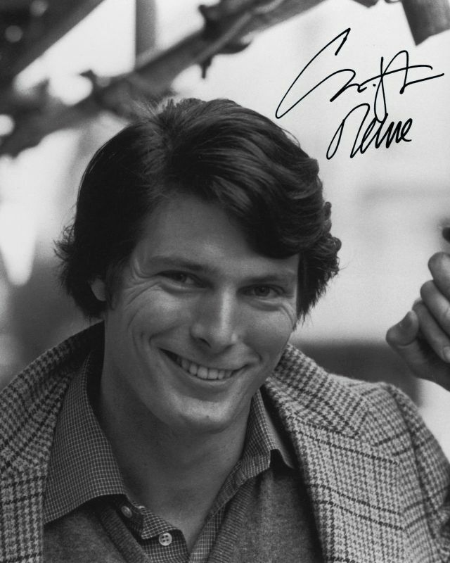 Christopher Reeve Autograph Signed Photo Poster painting Print