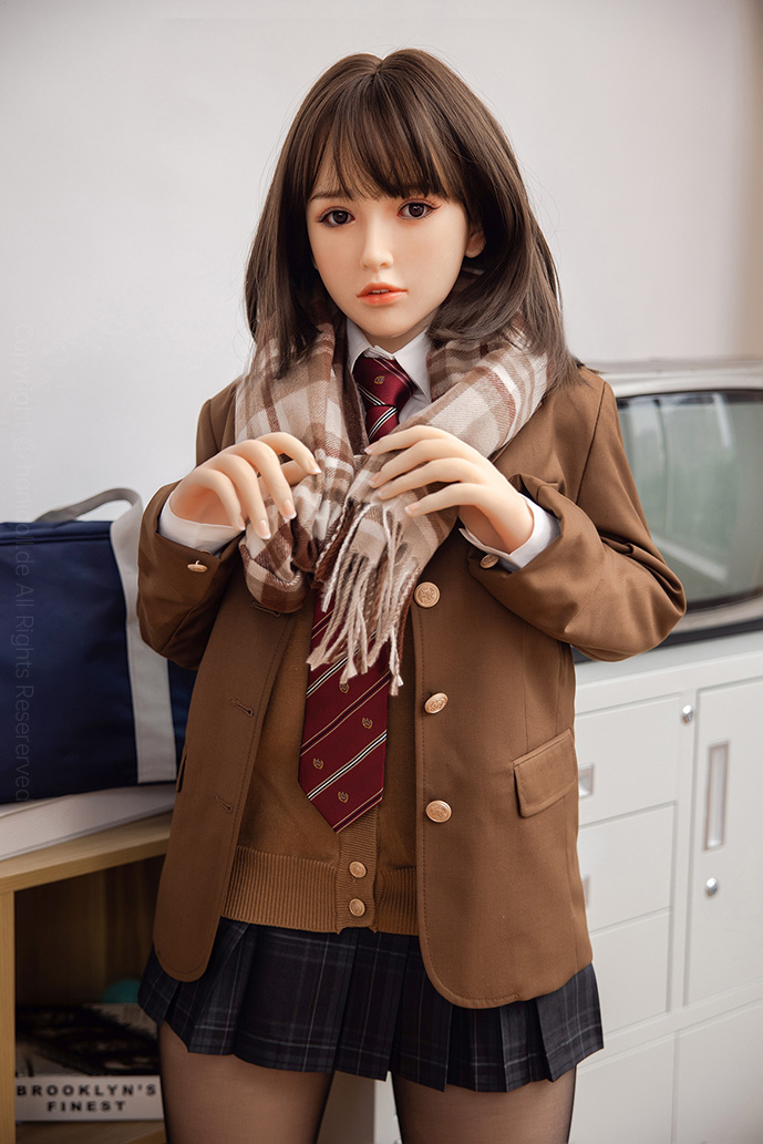 Hanidoll 165cm Normale Br&uuml;ste TPE & Silica Gel ganzer K&ouml;rper Sexpuppe sexspielzeug H3534