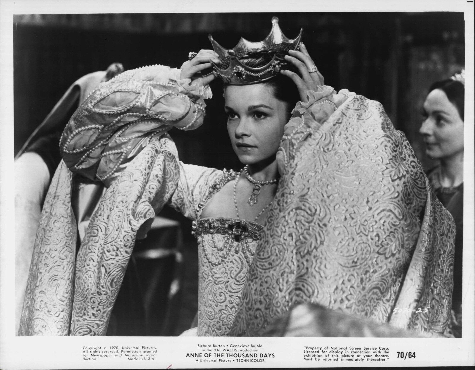 Richard Burton Genevieve Bujold in Anne Of A Thousand Days Lot of 5 Press Photo Poster paintings