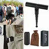 Outdoor Retractable Stool Adjustable Portable Folding Chair for Travel Queuing