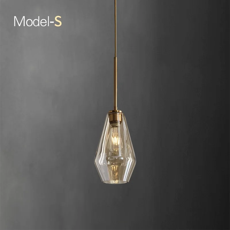 Retro Nordic Glass Shade Round Pendant JOSENART Josenart