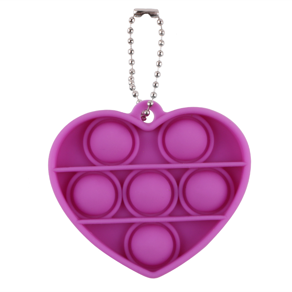 

Heart Shaped Purple - Pop It Fidget Toy, 501 Original