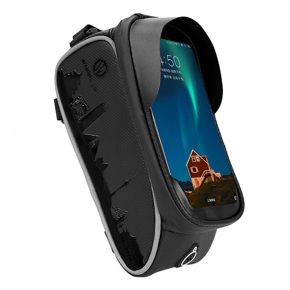 

Wheel Up MTB Mountain Bike Top Tube Bag Touchscreen Phone Holder Bag Case, 501 Original