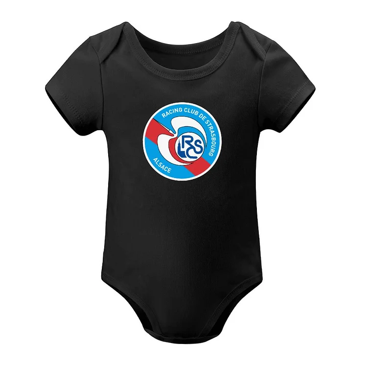 RC Strasbourg Alsace Bébé Bodysuit Grenouillère Pyjama Manches Courtes