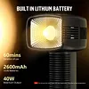40SHC PRO Retro Handheld Fill Light, Dual-Color COB Video Light, Professional Photography Light, 8 Lighting Effects, Built-in Battery, Type-C Charging, Suitable for Smartphones and Cameras