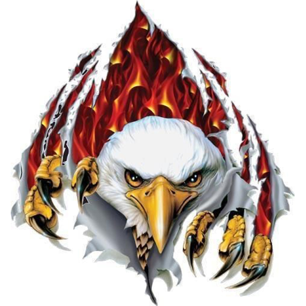 

30*30CM - Round Drill Diamond Painting - Eagle, 501 Original