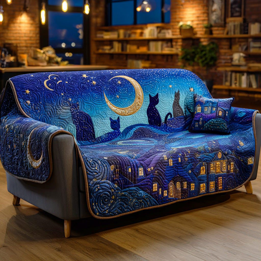 Enchanted Night Quilted Sofa Cover NCU0TD1209 everthome
