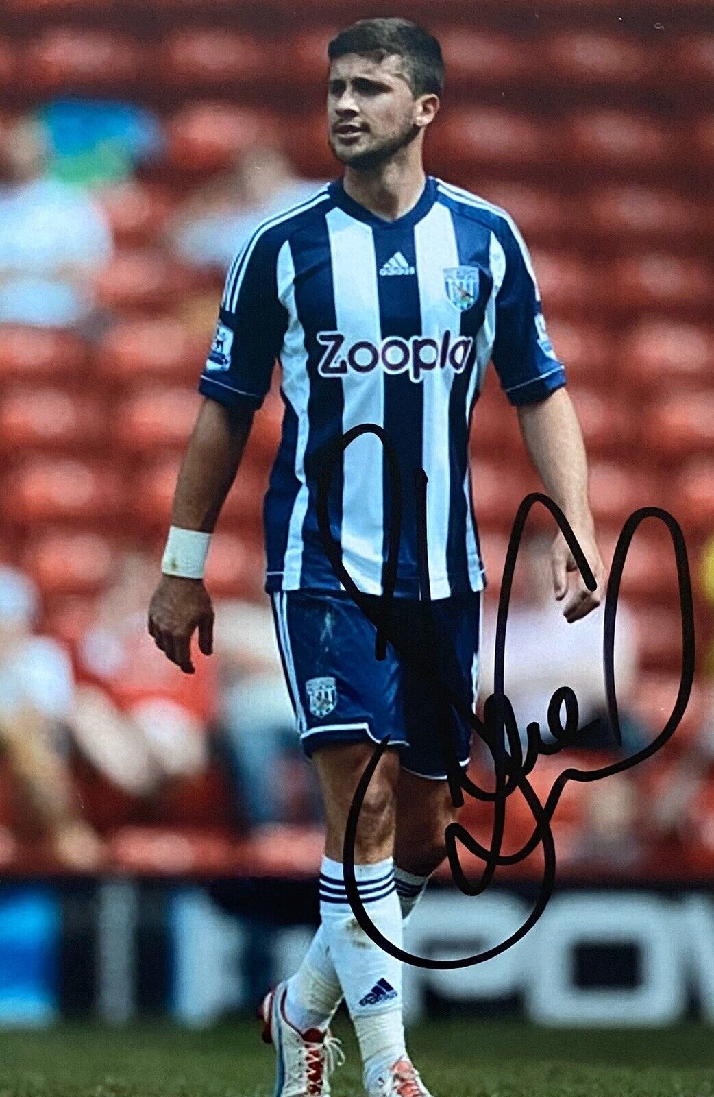 Shane Long Genuine Hand Signed 6X4 Photo Poster painting - West Bromwich Albion - WBA