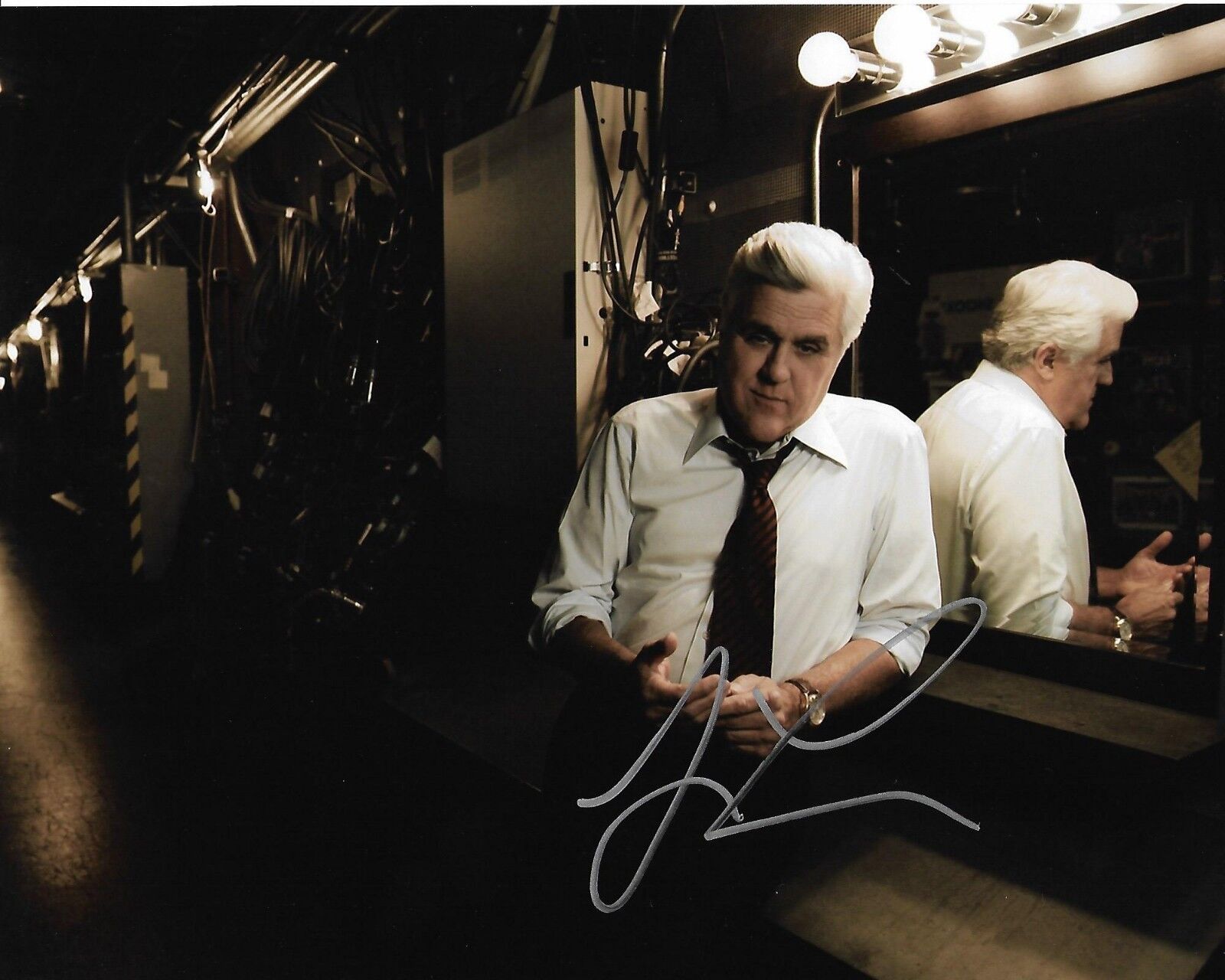 Jay Leno REAL hand SIGNED 8x10 Photo Poster painting #3 COA Autographed The Tonight Show