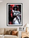 White & Black Ver. Albedo Decorative Painting & Fridge Magnet - Overlord - BLK Studio