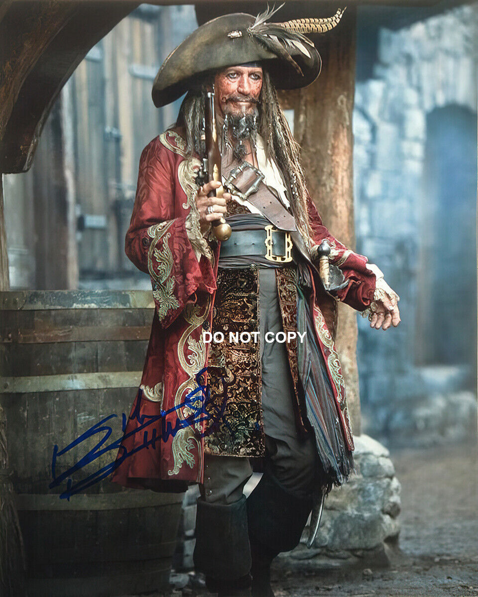 Keith Richards - Autograph 8x10 Photo Poster painting (Pirates of the Caribbean) Reprint