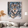 Wolf - 9CT Full Beaded Cross Stitch Kit(31x40cm)
