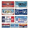 U.S. states - Car License(6*12Inch) - Garage