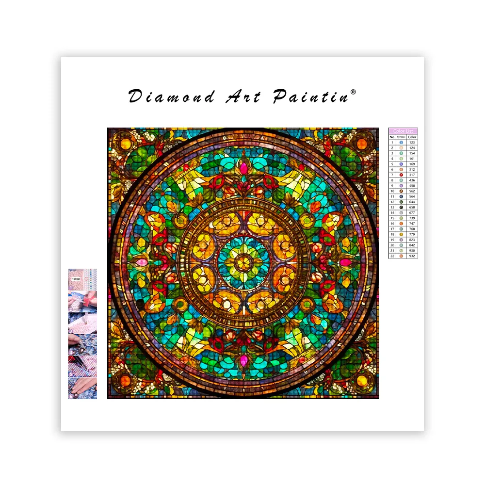 Draw Diamond Window Glass Window- Diamond Painting