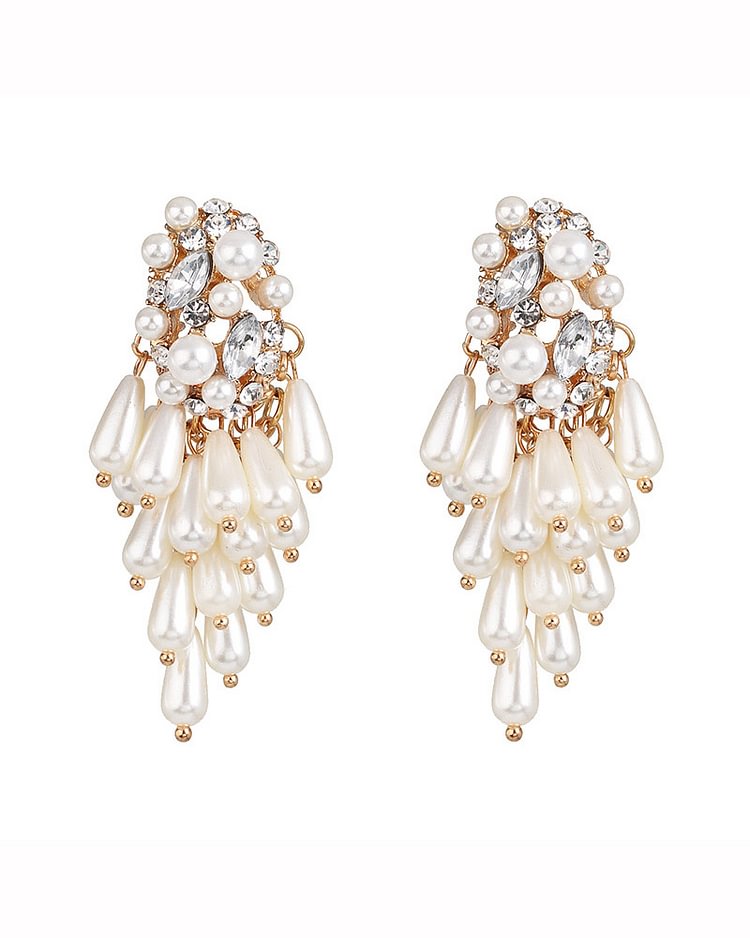 Pearl Tassel Earrings JW007