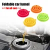 Collapsible Gasoline Oil Fuel Petrol Liquid Change Filler Foldable Engine Funnel