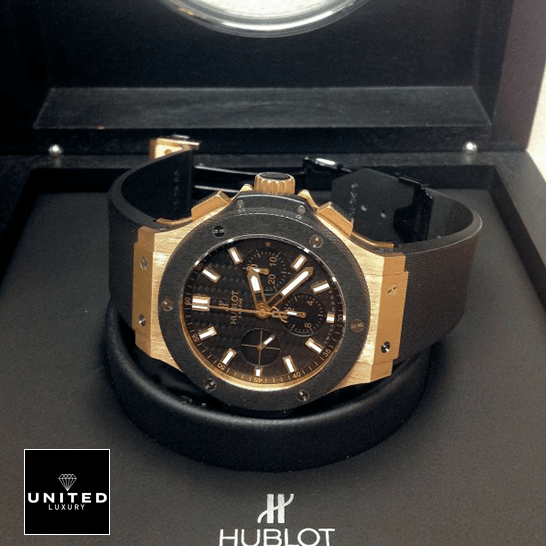 Hublot Big Bang 301.PM_.1780.RX Gold Case Replica in the box side view