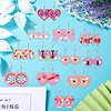 12 Pairs Valentines Day Diamond Painting Earrings DIY Diamond Art Earrings