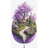 Landscape Leaf Silhouette-11CT Stamped Cross Stitch 40*70cm(Big Size) tapestrymarket